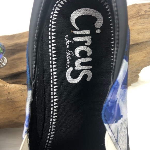 SAM Edelman Circus Multicolored Blue Black Pink Yellow White Rubber 8.5 - Picture 2 of 7